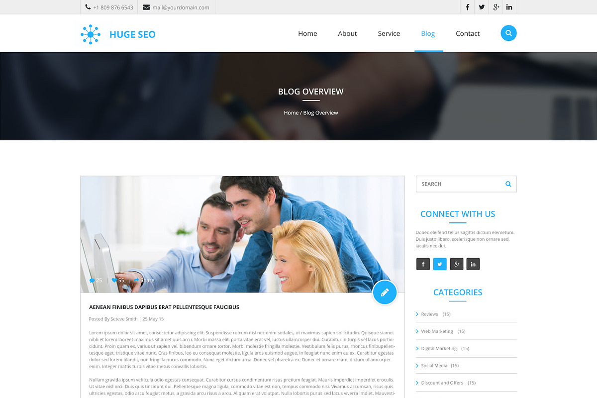 Huge Seo PSD Website Template, a Websites & App Template by WebbyTemplates (Photo 6 of 7)