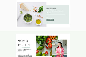 Health And Wellness Website Template