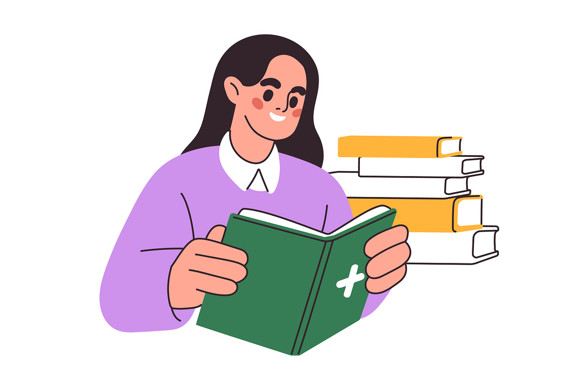 Students learn, study. Education set, an Education Illustration by Good Studio (Photo 5 of 17)