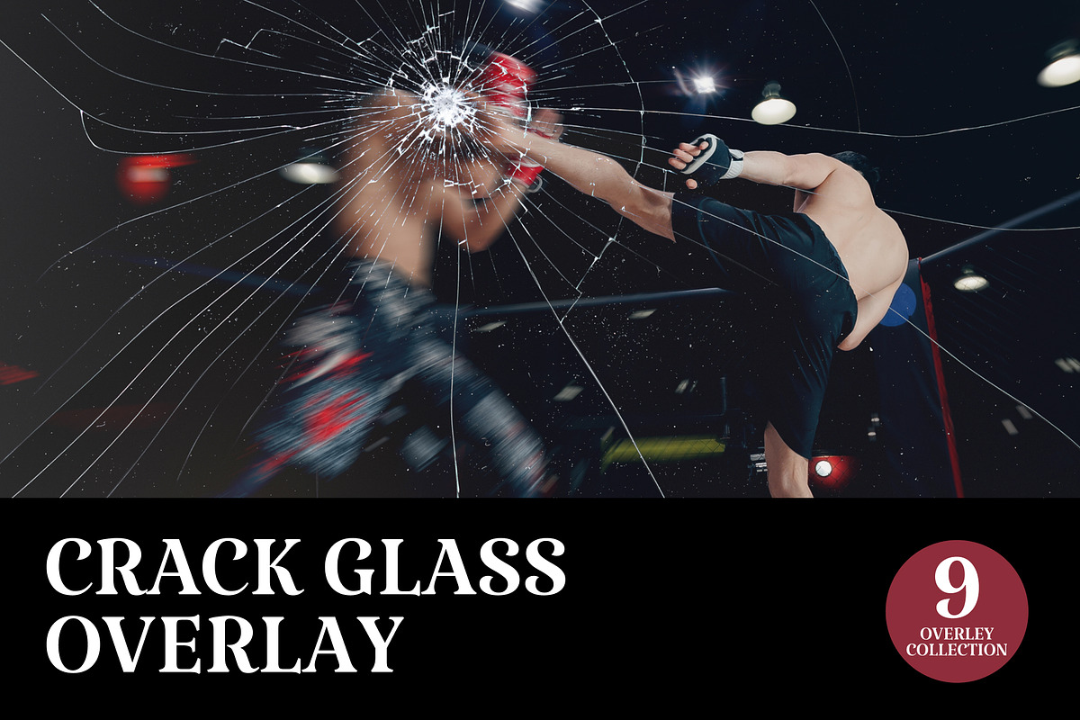 Crack Glass Overlay, a Texture Graphic by PopotLane (Photo 1 of 7)