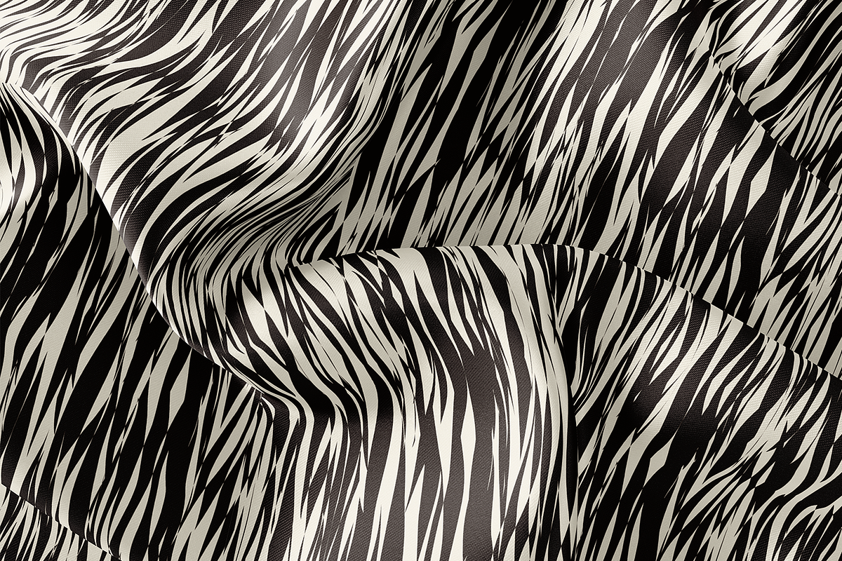 Black Waves | Vector Pattern, a Pattern Graphic by MalyskaStudio
