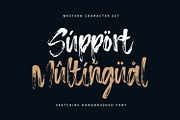 Sketching - The Handbrushed Typeface, a Script Font by Graphicfresh (Thumbnail 7 of 10)