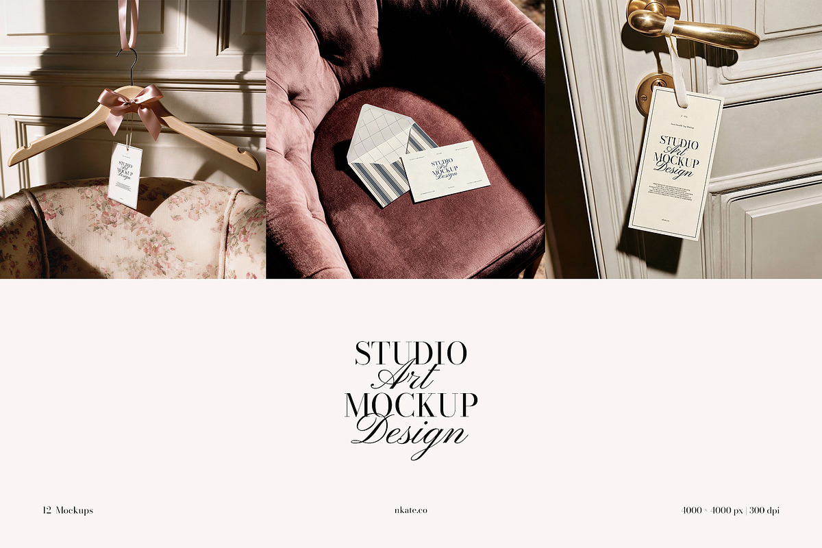 Festive Card Mockups, a Product Mockup by nkate (Photo 1 of 13)