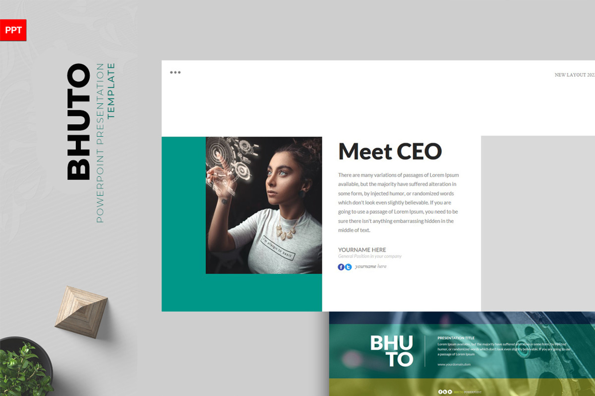 Bhuto Powerpoint Template, a Presentation Template by Dedijuniadi (Photo 5 of 5)