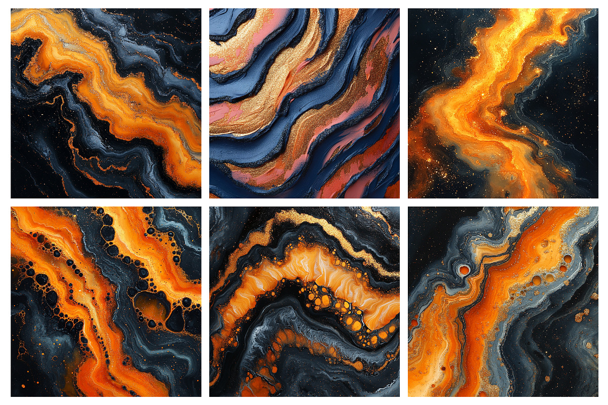 Tiger Glitter Ink Textures, an Illustration by RobertsArt (Photo 4 of 5)