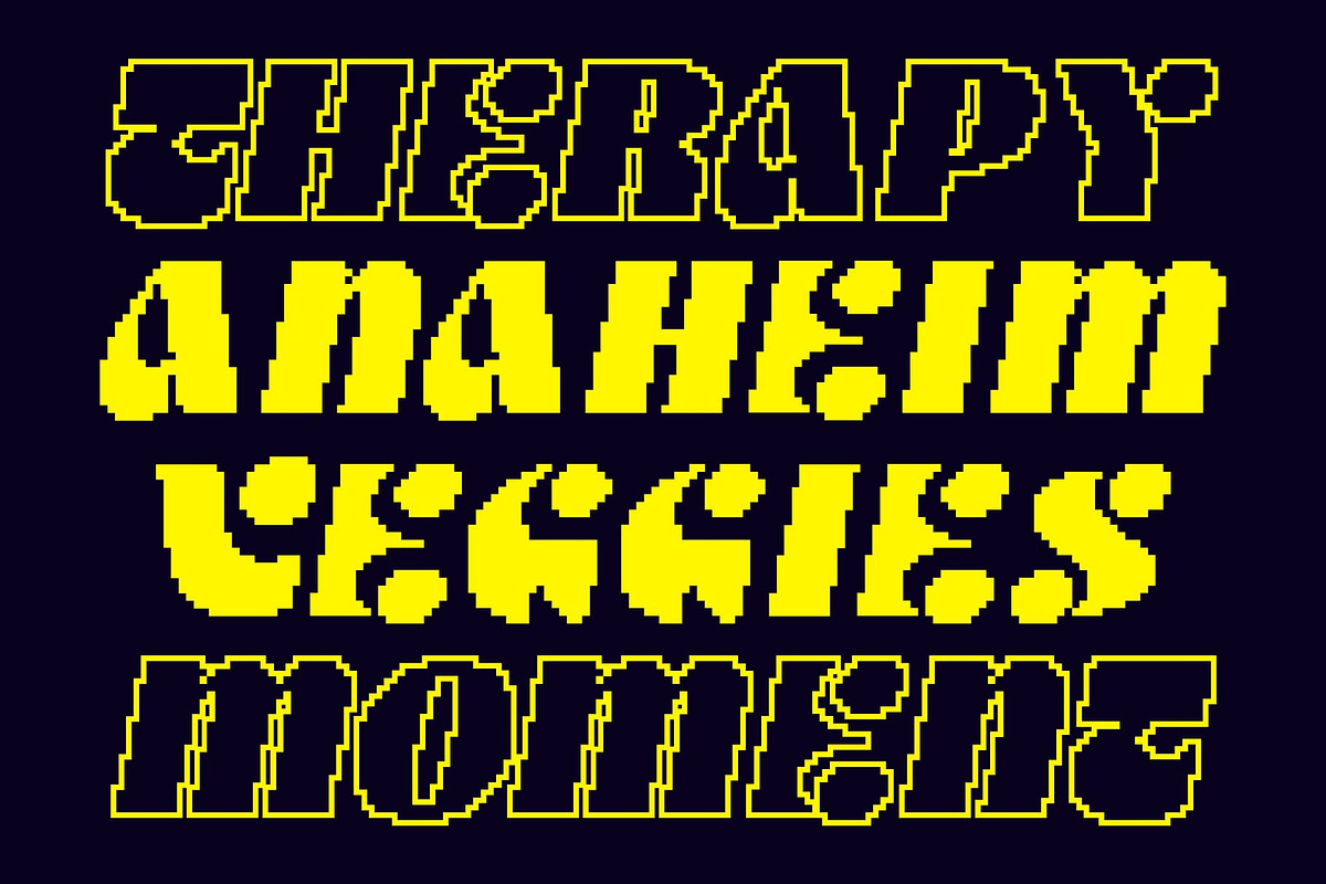Vorline Pixel, a Sans Serif Font by Craft Supply Co. (Photo 4 of 8)