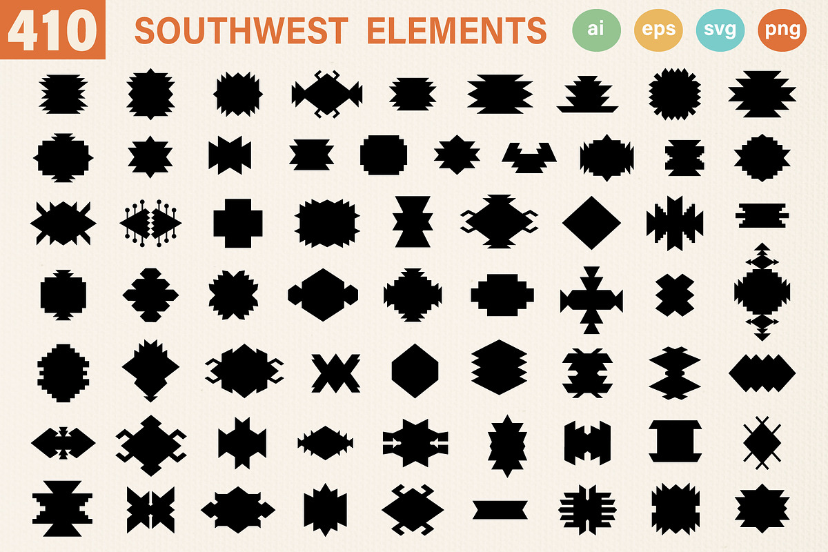 410 Southwestern Shapes Atelier +SVG, an Object Graphic by Katrinelly (Photo 10 of 14)