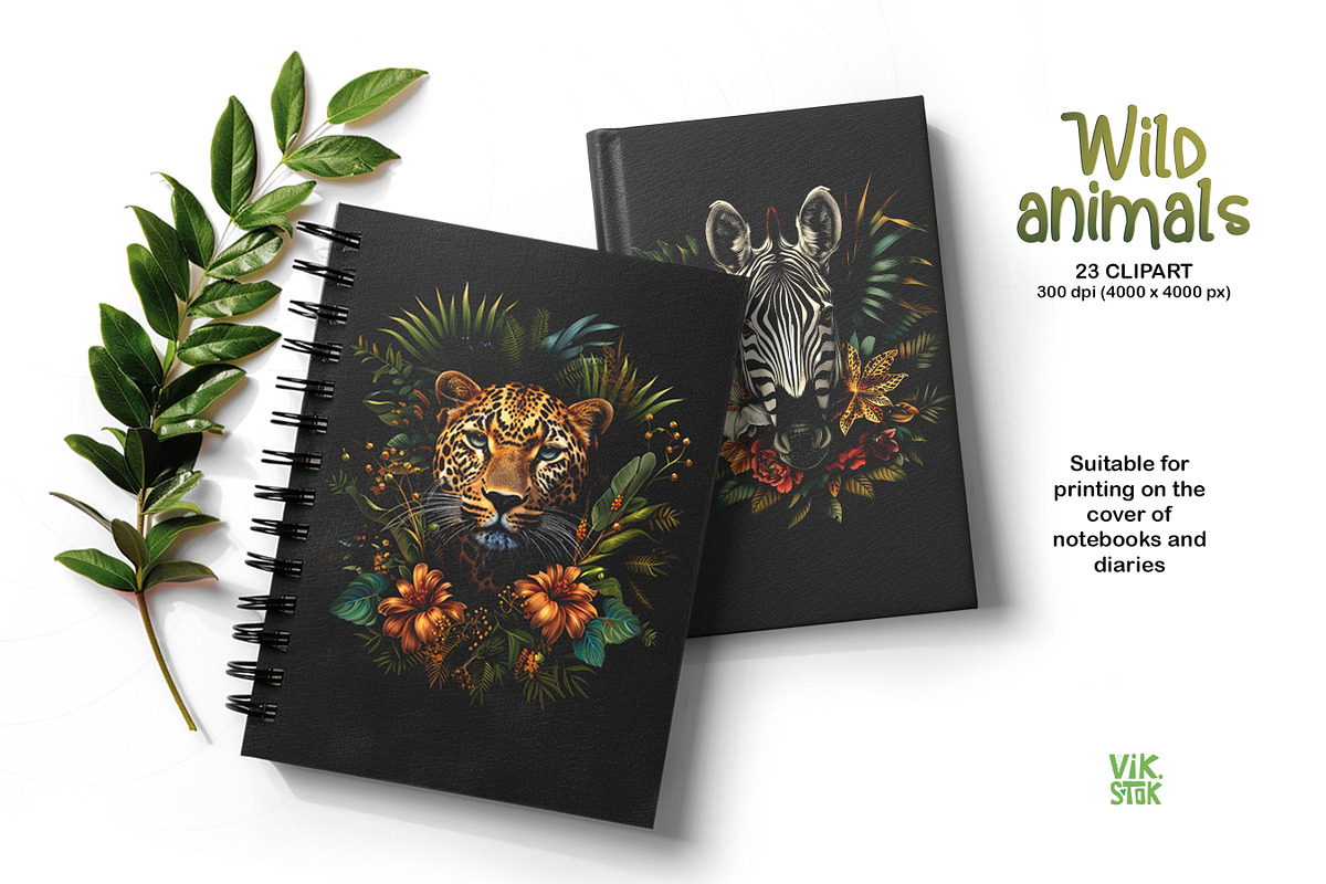 Wild Jungle Animal Clipart, an Animal Illustration by vik.stock (Photo 7 of 7)