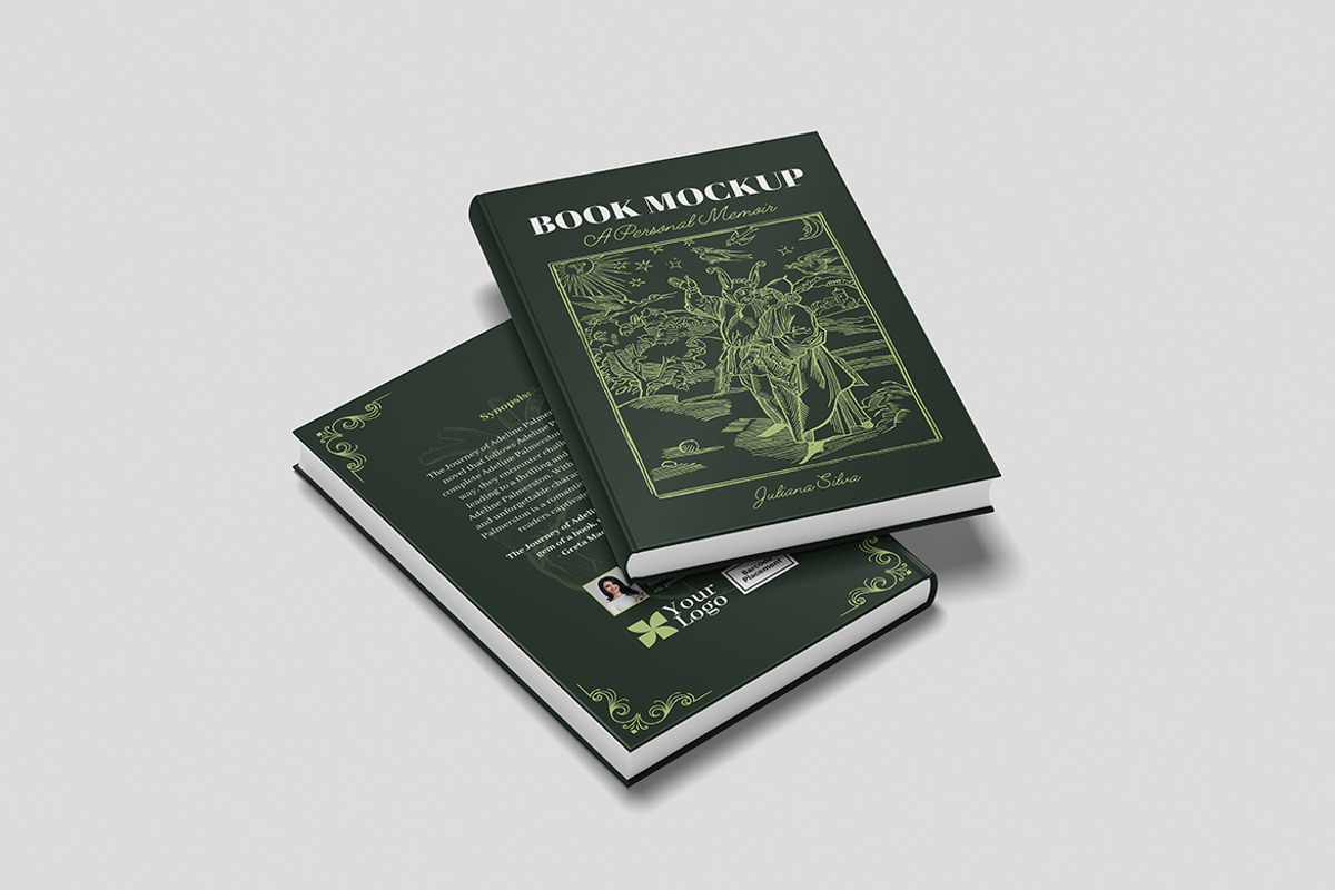 Book Mockup, a Books & Magazine Mockup by HanaSaka_Studio (Photo 3 of 4)