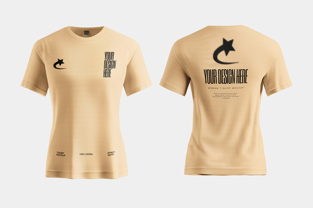 Women's T-Shirt Mockup, a Shirt Mockup by SLAB! Design (Photo 3 of 4)