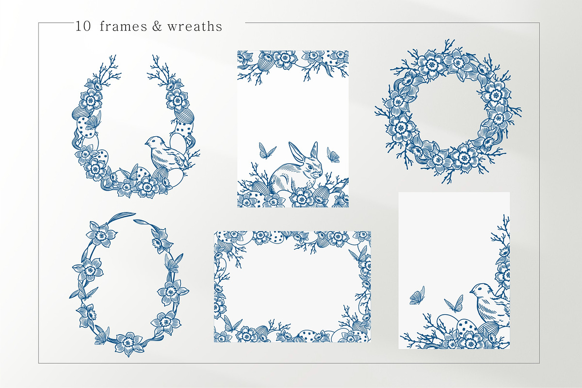 Easter Vector collection, a Decorative Illustration by Farida Bik (Photo 6 of 13)