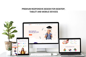 Kindergarten Website Template HTML