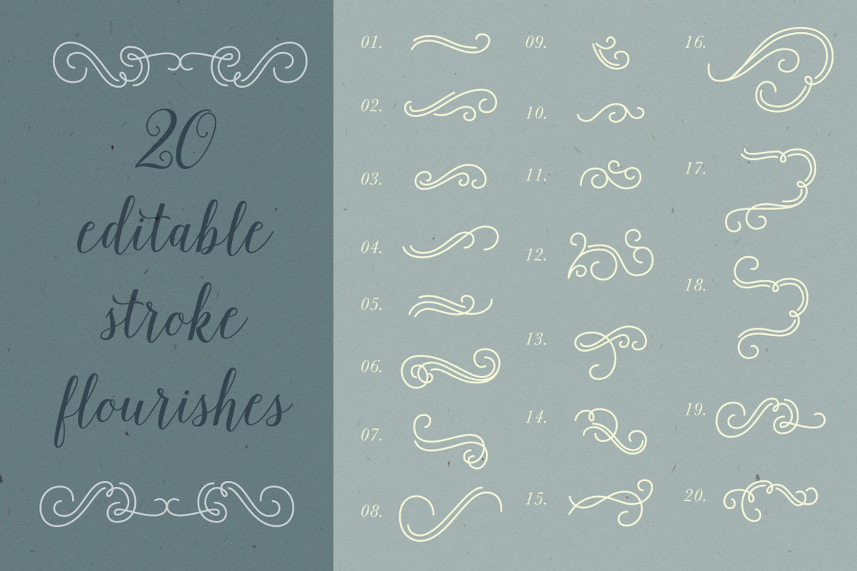 Vector Flourishes and Frames, a Decorative Illustration by Every Tuesday (Photo 4 of 5)