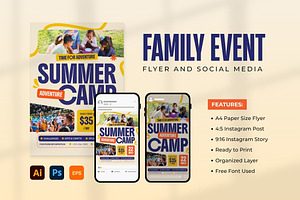 Family Event Flyer Set, a Flyer Template by Antstheme