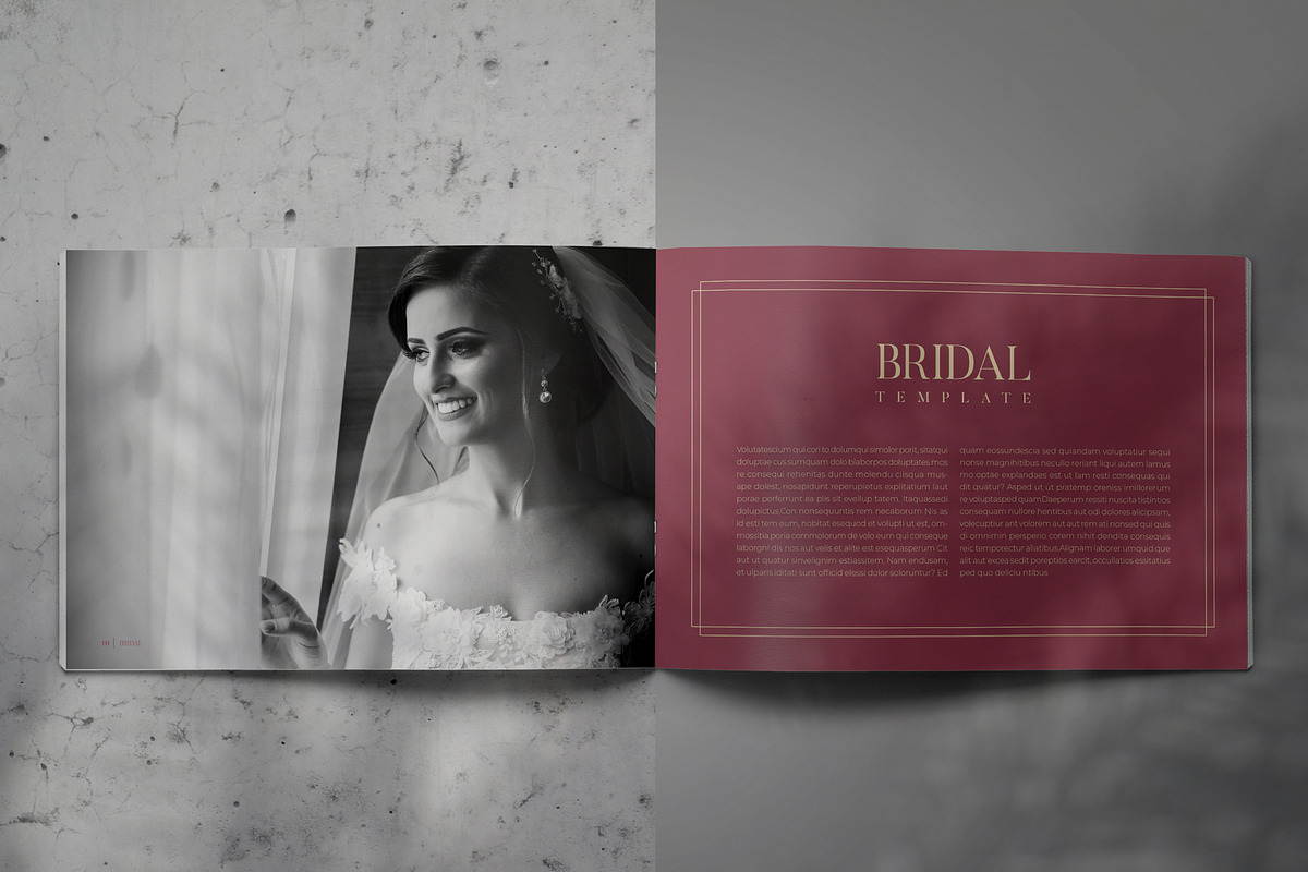 BRIDAL Lookbook Brochure Template, a Brochure Template by Indotitas (Photo 6 of 10)