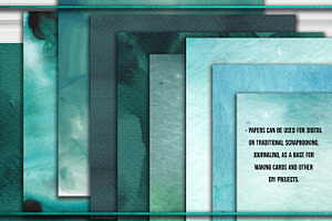 Teal And Jade Textures And Papers