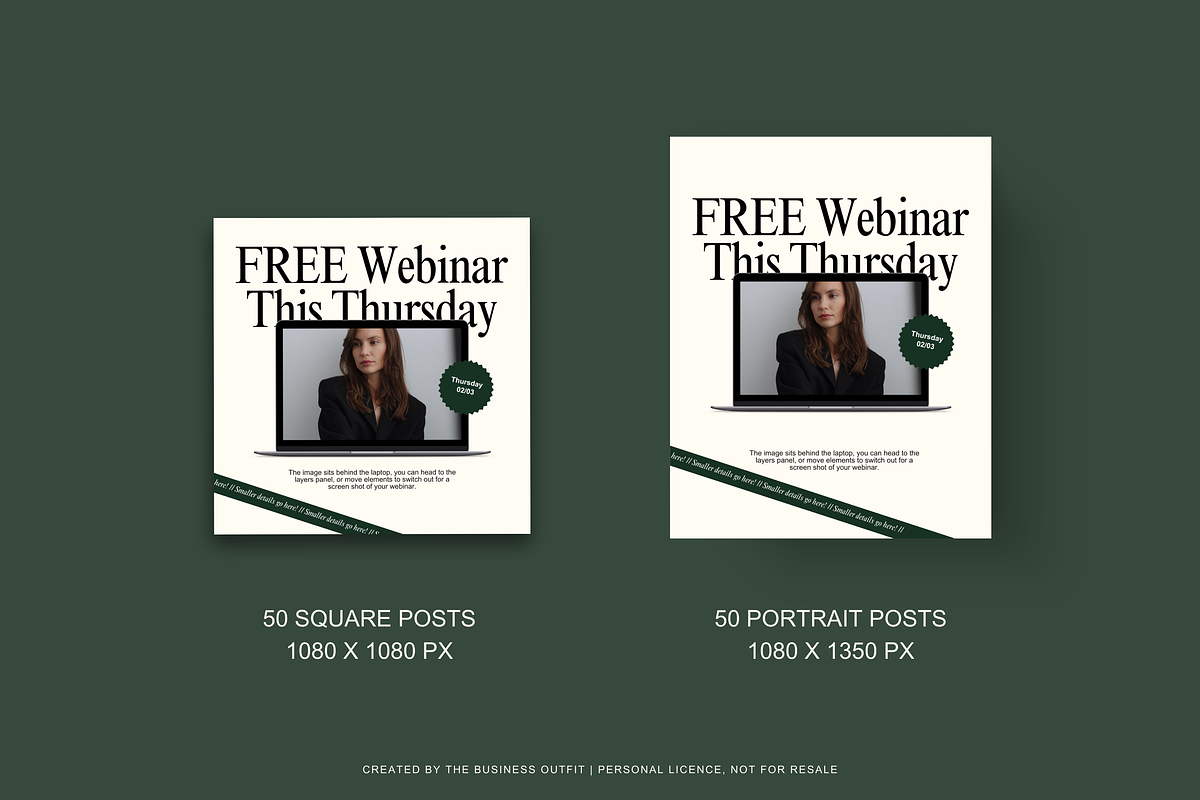 Luxury Instagram Posts - Canva, a Social Media Template by thebusinessoutfit (Photo 12 of 17)