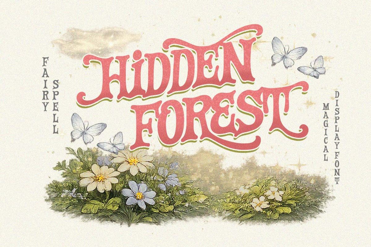 Fairy Spell Magical Display Font, a Handwritten Font by Letterhend Studio (Photo 2 of 13)