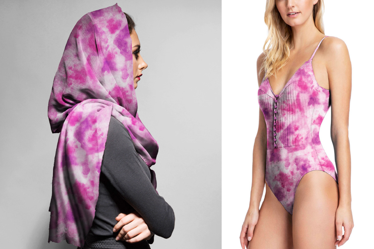 Vibrant Purple Watercolor Pattern, a Pattern Graphic by Gullenda (Photo 5 of 6)