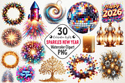 Celebration Lights and Sparkles New, an Illustration by RobertsArt (Thumbnail 1 of 4)