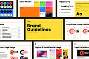 Brand Identity Guidelines Template, a Presentation Template by E-Type (Thumbnail 1 of 5)