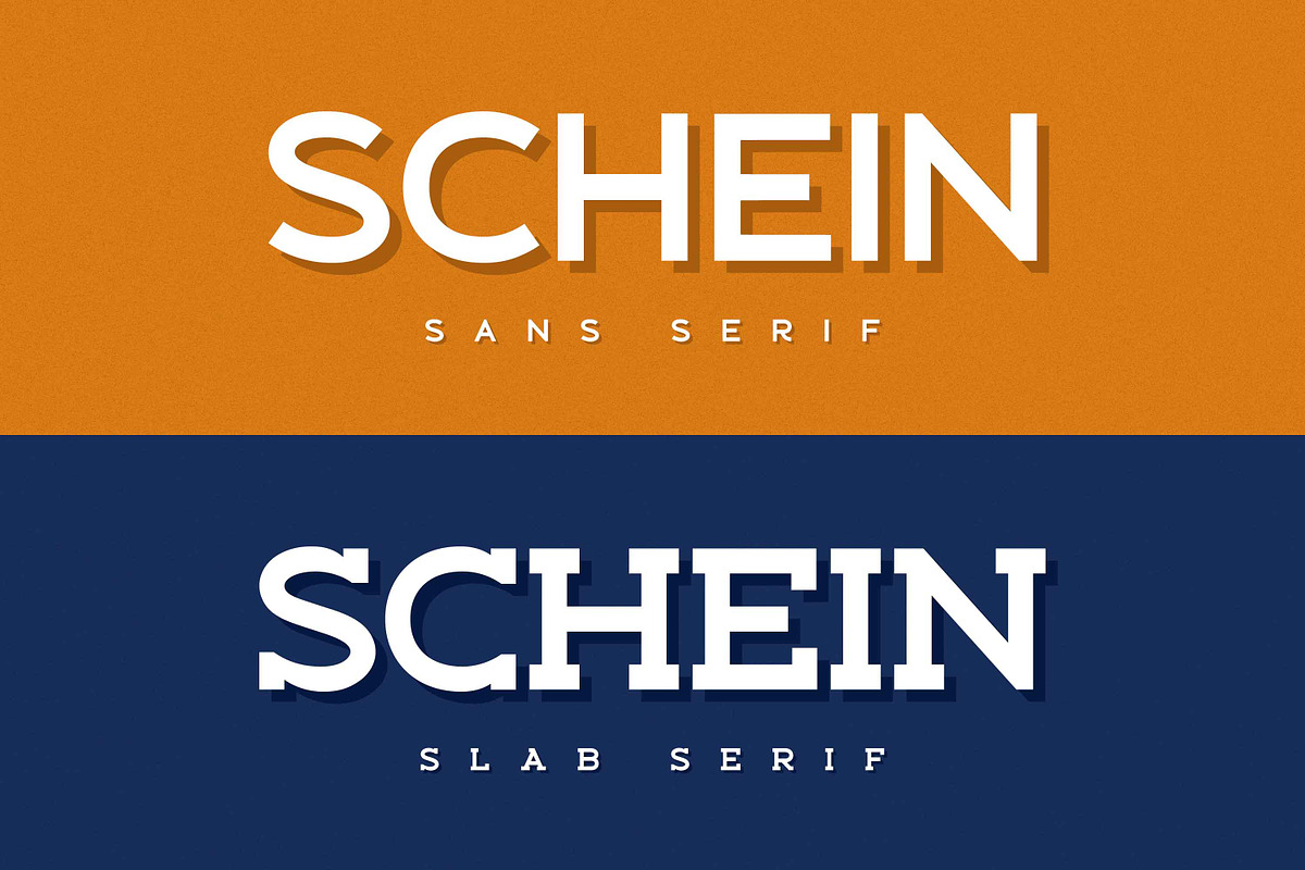 SCHEIN - Sans Serif & Slab Serif, a Sans Serif Font by Almarkhatype (Photo 1 of 10)