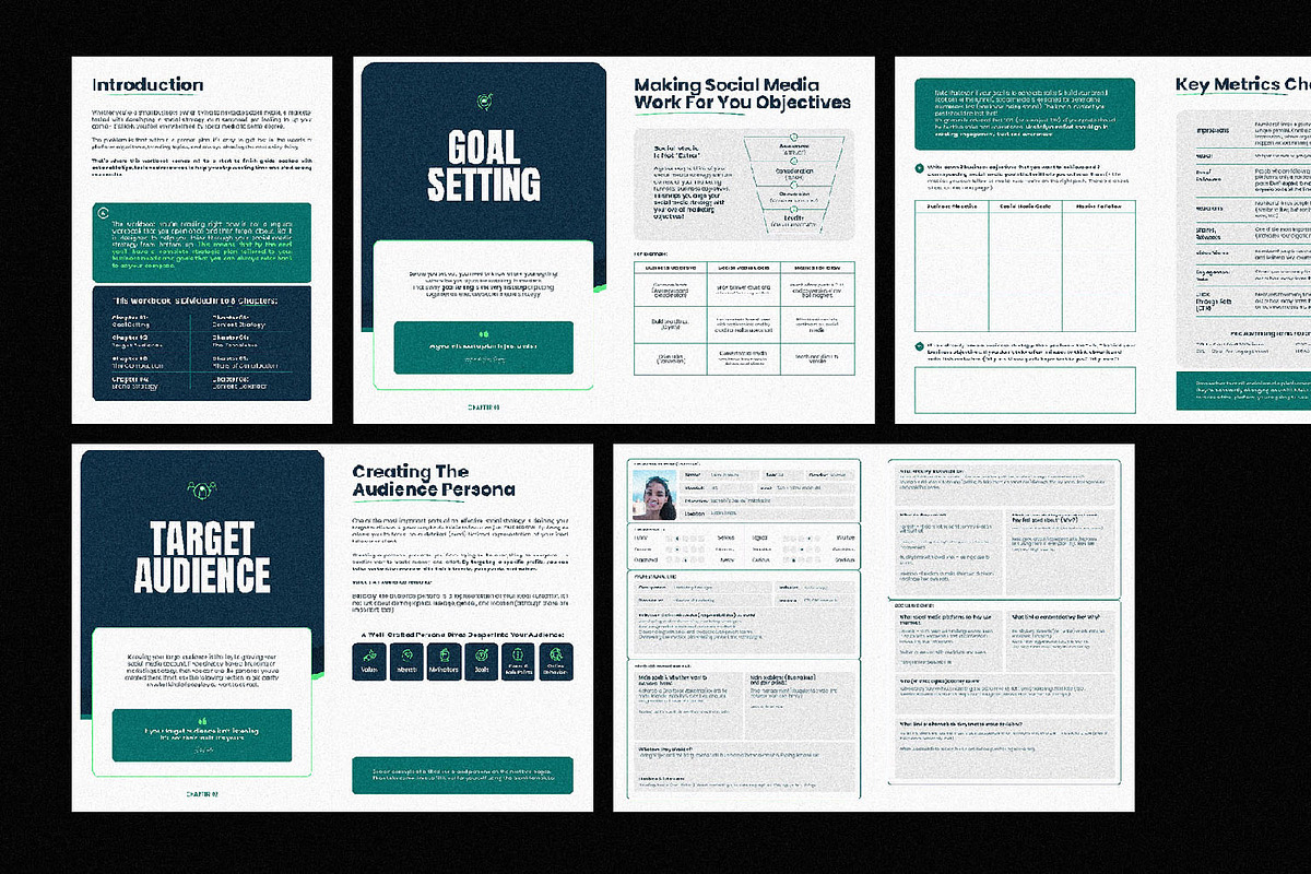 Social Media Strategy Workbook CANVA, a Templates & Theme by AndrewPixel (Photo 4 of 9)