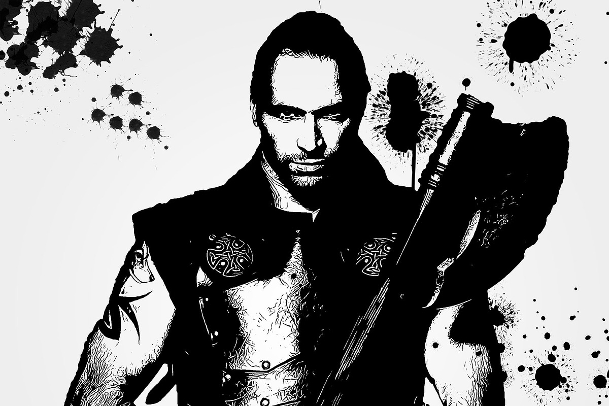 Vector Splash Photoshop Action, an Action Add-On by designvillage (Photo 6 of 15)