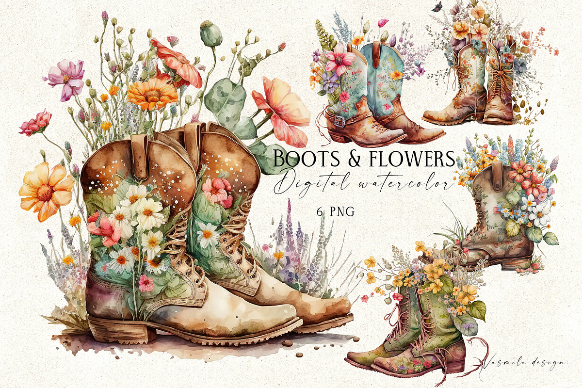 Country & western bundle, a Decorative Illustration by Vasmila (Photo 15 of 22)