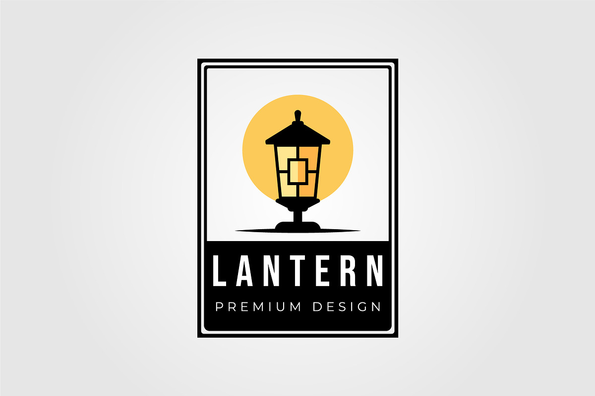 garden lamp and yard light logo, a Graphic by Rizkaarishandy_shop (Photo 2 of 2)