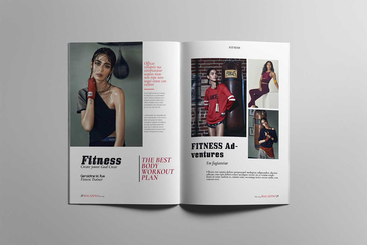 The Best Magazine Layout Design, a Magazine Template by Swayang (Photo 14 of 21)