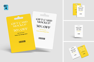 Gift Card Mockup, a Product Mockup by AnasStudio