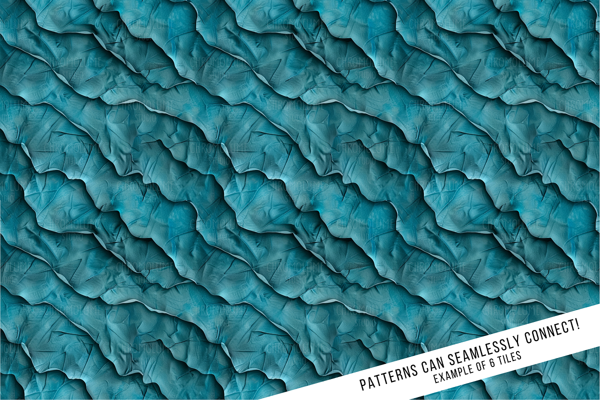 Teal Textures Seamless Digital Paper, a Pattern Graphic by Chromolume Studio (Photo 14 of 28)