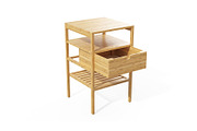 Bedside Table - IKEA NORDKISA, a Furniture 3D Model by 3DCargo (Thumbnail 8 of 26)
