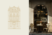 Hand drawn Vintage Houses, a Decorative Illustration by dariikos (Thumbnail 6 of 13)