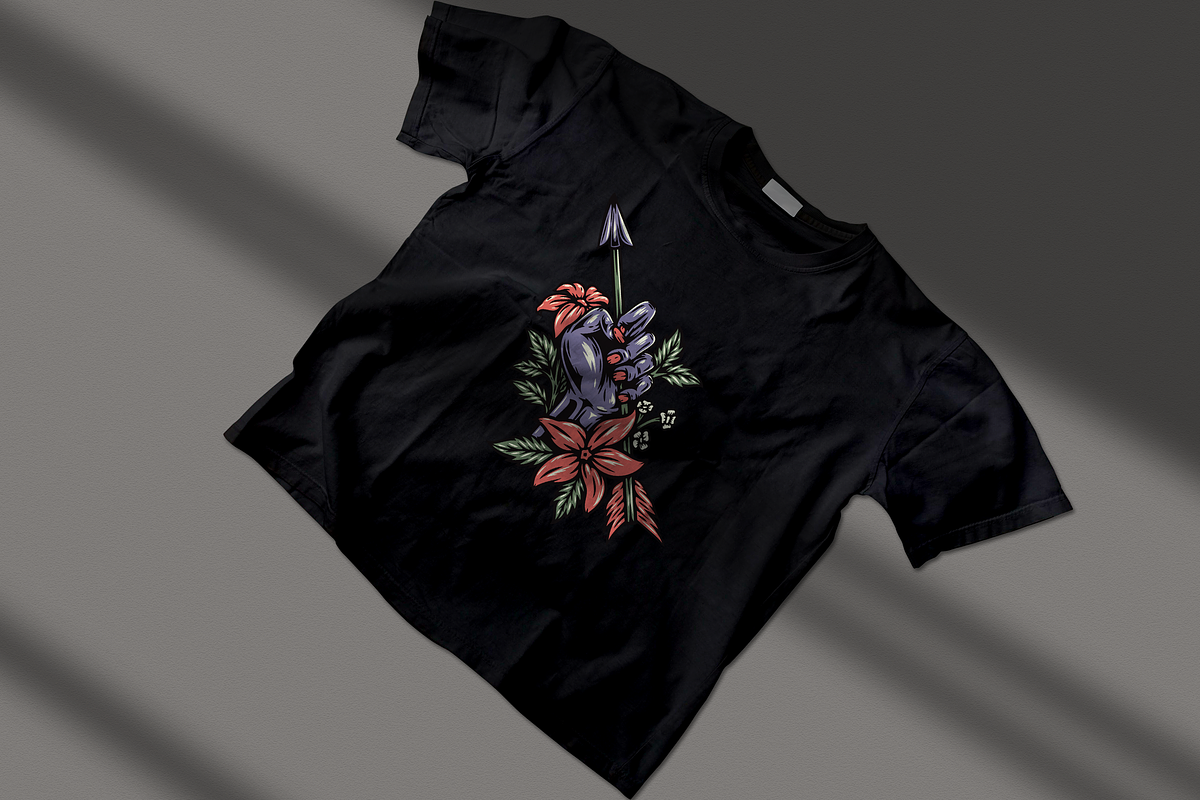 Arrow and Flowers, an Object Illustration by nomlimo.com (Photo 3 of 3)