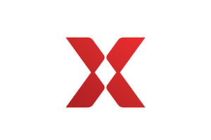 X Letter Logo Template vector design, a Graphic by T.Vooka