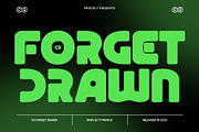 CS Forget Drawn, a Sans Serif Font by Craft Supply Co. (Thumbnail 1 of 8)