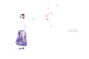 Sakura, a Decorative Illustration by Knysh Ksenya (Thumbnail 5 of 8)