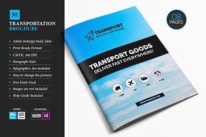 Transportation Brochure Template 30