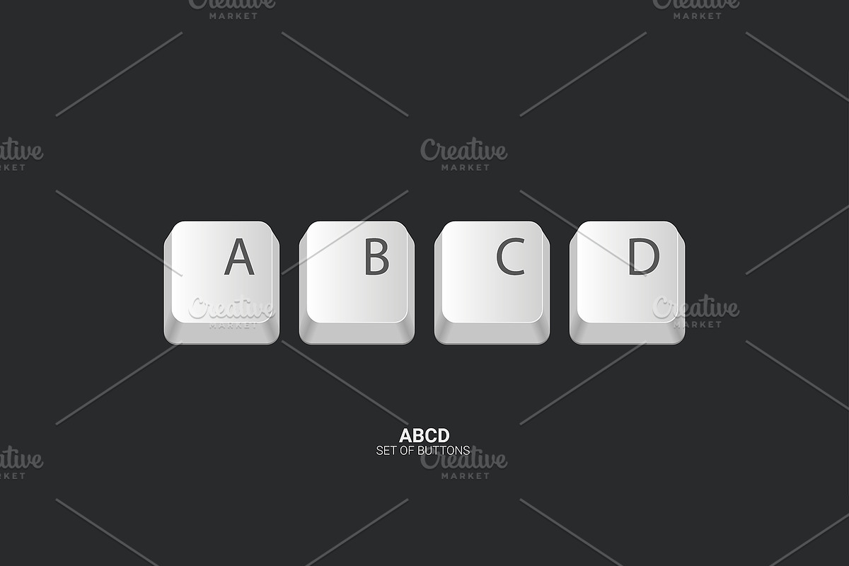 The Keyboard Alphabet and buttons, an Object Illustration by Leo Edition (Photo 4 of 4)
