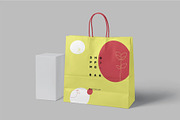 Shopping Bag Mockup, a Packaging Mockup by megostudi0 (Thumbnail 6 of 8)