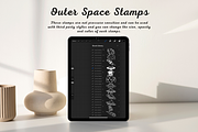 100 Outer Space Procreate Stamps, a Brush Add-On by Painter Creative Books (Thumbnail 2 of 9)