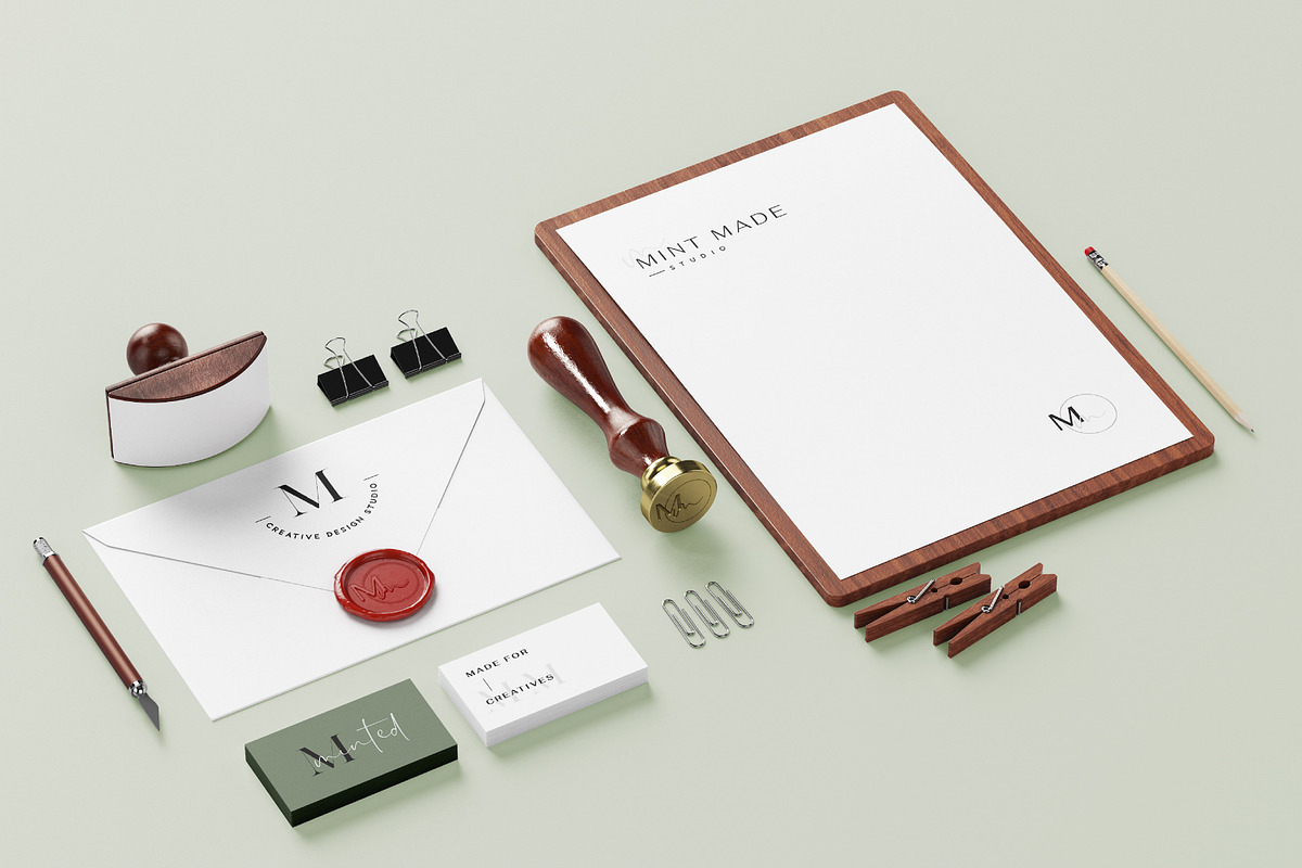 55 Minimalist Luxe Logos, a Branding & Logo Template by Mint Made (Photo 8 of 17)