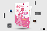 Breast Cancer Awareness Flyer, a Flyer Template by Aam360 (Thumbnail 2 of 3)