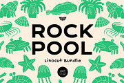 Rock Pool Linocut Bundle, an Illustration by ClayStudio (Thumbnail 1 of 8)