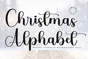Christmas Alphabet, a Handwritten Font by InermediaSTUDIO (Thumbnail 1 of 8)