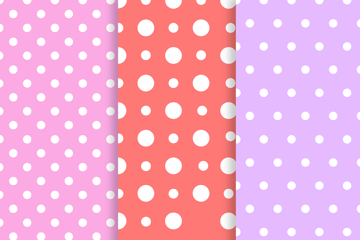Polka Dot Seamless Pattern Bundle, a Pattern Graphic by Dream Creation (Photo 5 of 5)