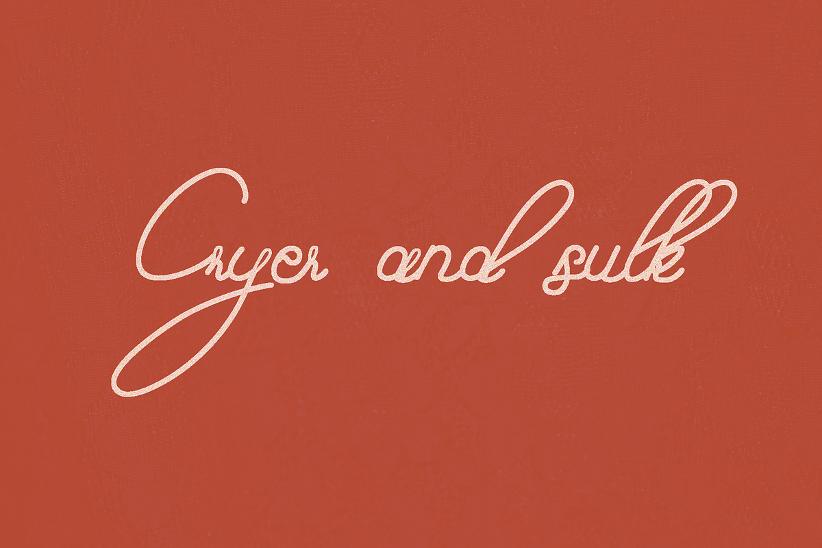 Bedriyas hairline font, a Font by SSI.Scraps (Photo 2 of 12)