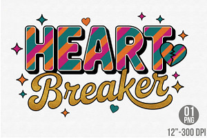 Heart Breaker Png, Valentine's Day, an Illustration by Designking
